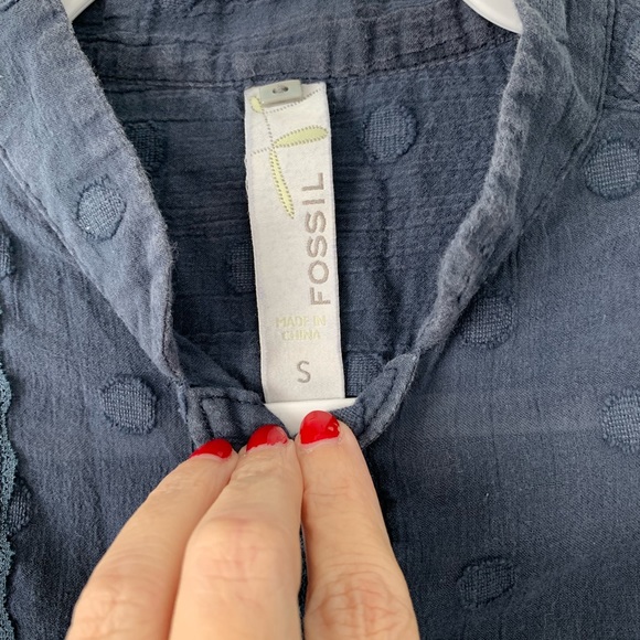 Fossil boho style top. Size Small - Picture 4 of 6